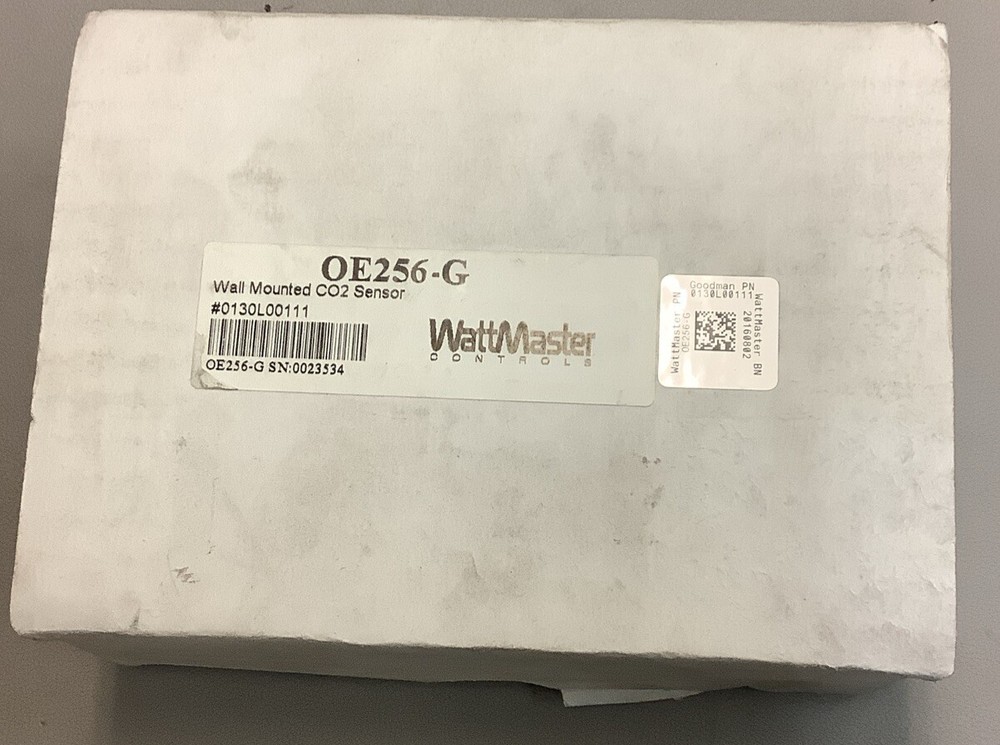 NEW WATTMASTER OE256-G WALL MOUNTED CO2 SENSOR (M-3)