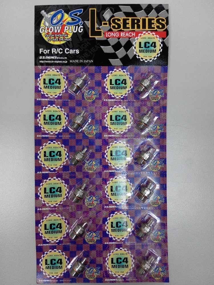O.S Glow Plug LC4 (12pcs)