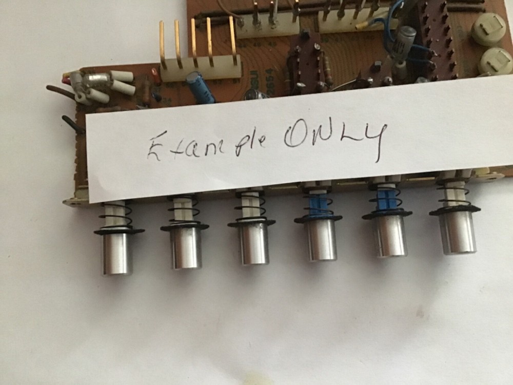 Sansui..Button for push switch..silver push buttons..7070 to 9090db & QRX