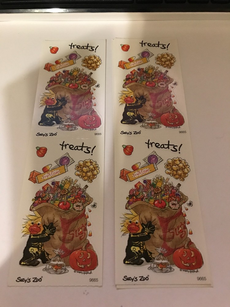 4 suzy's zoo modules stickers