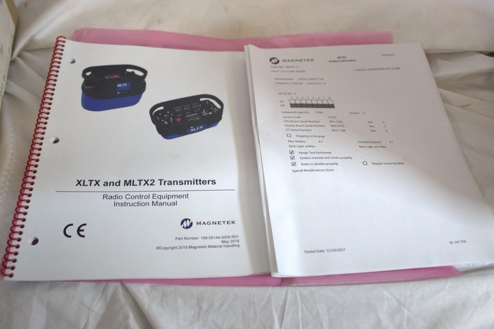 MAGNETEK MLTX2 Bellybox Remote Transmitter