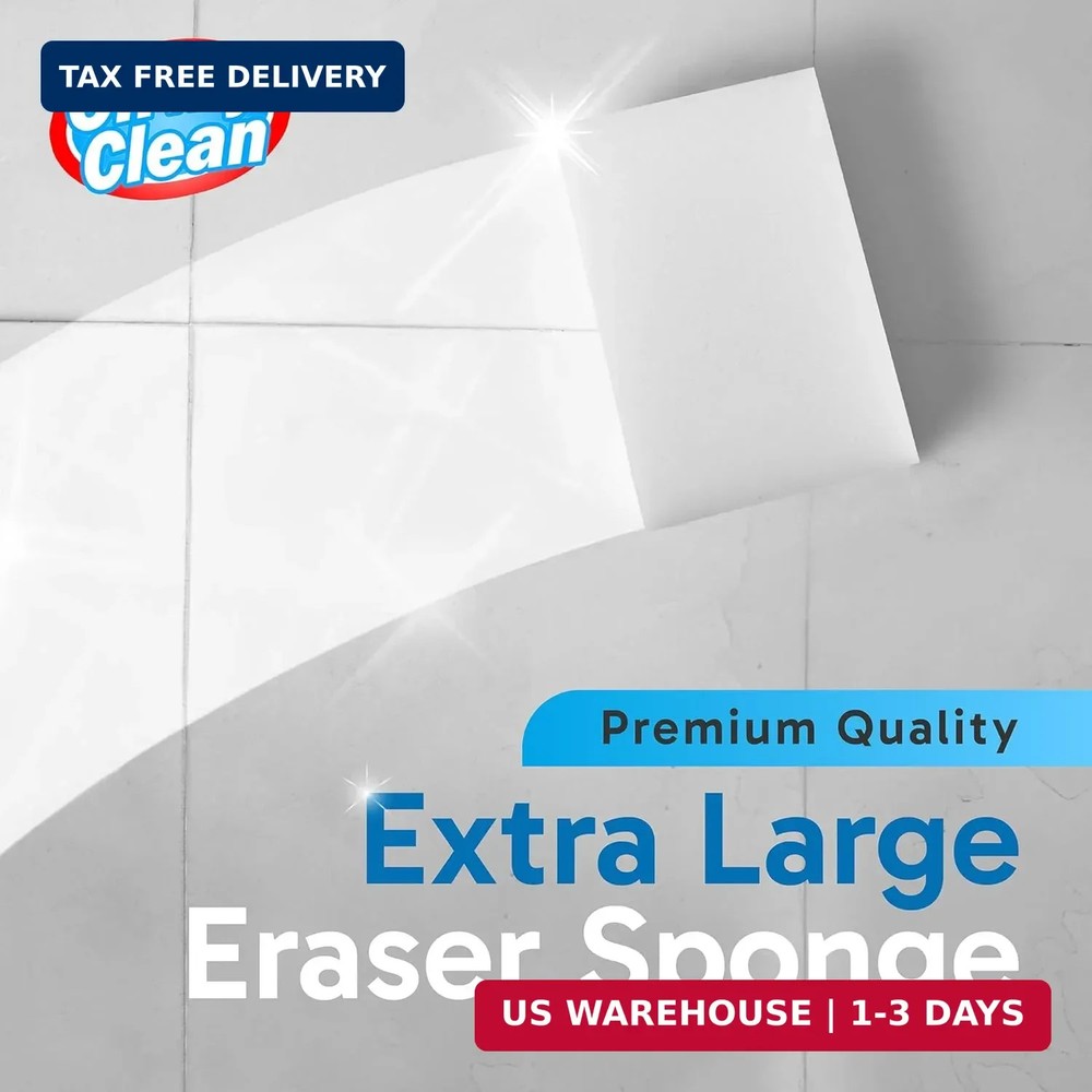 (20 Pack) Extra Large Eraser Sponge - Extra Thick, Long Lasting Magic Melamine C
