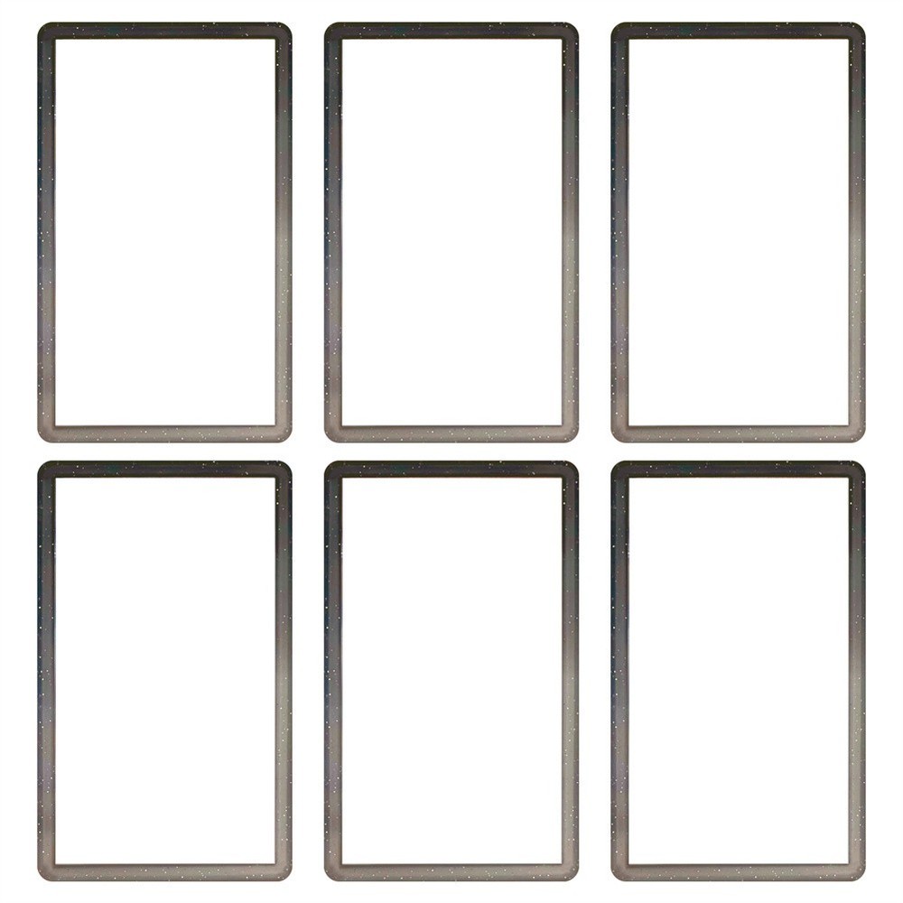 6PCS Gradient Slab Bumper Guard Protector Skin Stackable For PSA Graded Card