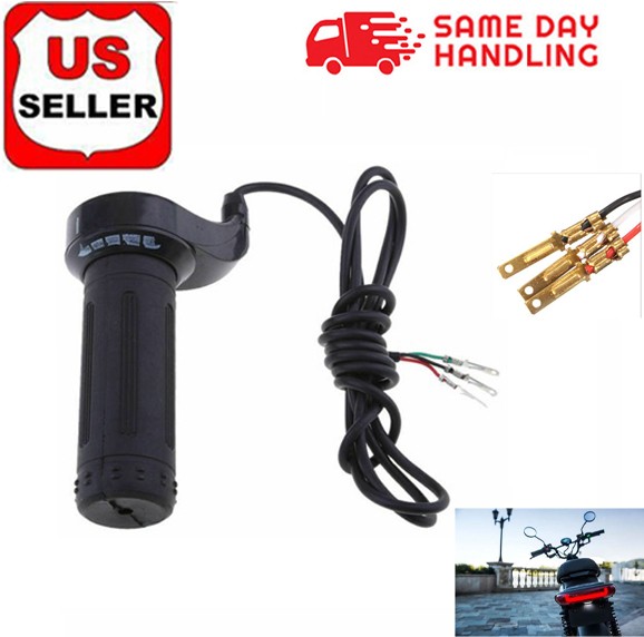 24V 36V 48V Twist Throttle Control Hand Grips for Electric Scooter Bike E-bike