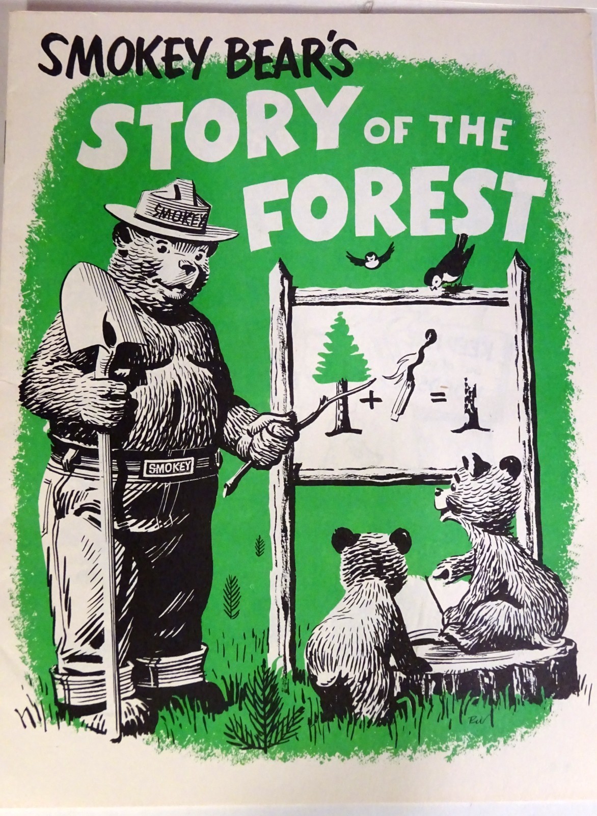 Vintage 1971 SMOKEY BEAR-Teacher's FOREST FIRE Prevention & Conservation Kit