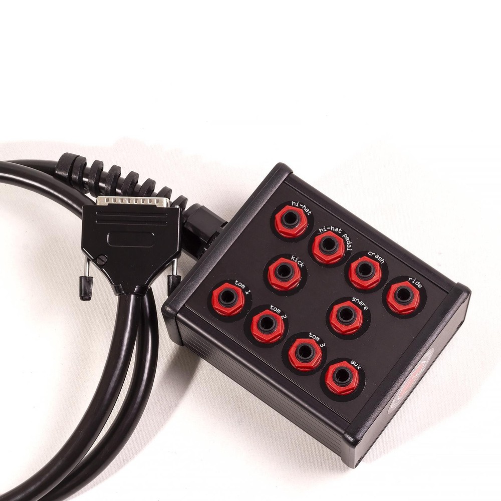 Drum Trigger Breakout Box. Triggers to Module. DB25 Connectors to Jack Sockets
