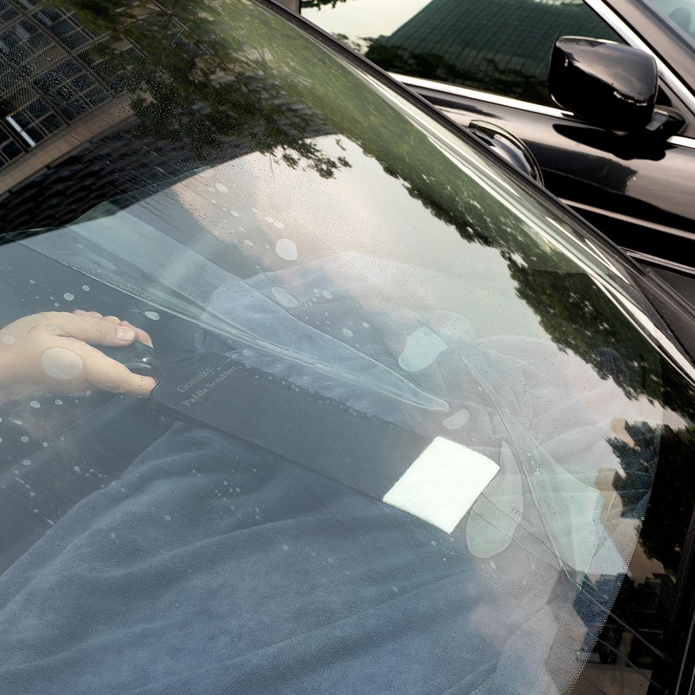 Gomake Window Tint Tools Bulldozer Squeegee Scrubber Paddle Squeegee Long Han...