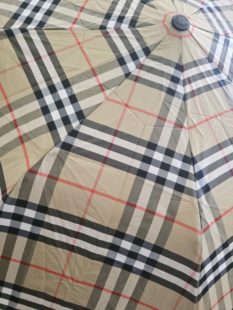Burberrys Folding Umbrella Nova Check Classic Beige