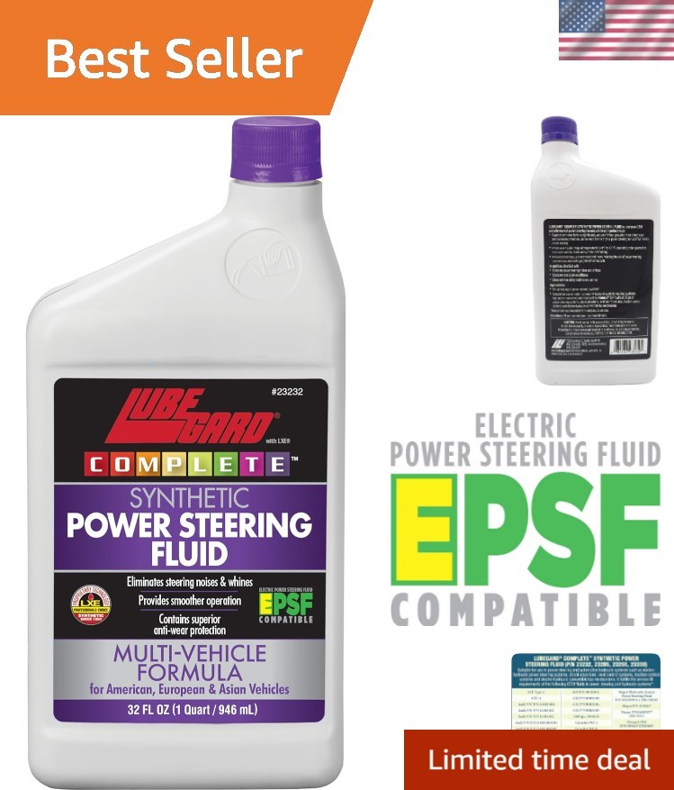 23232 Complete Synthetic Power Steering Fluid, 32 fl. oz.