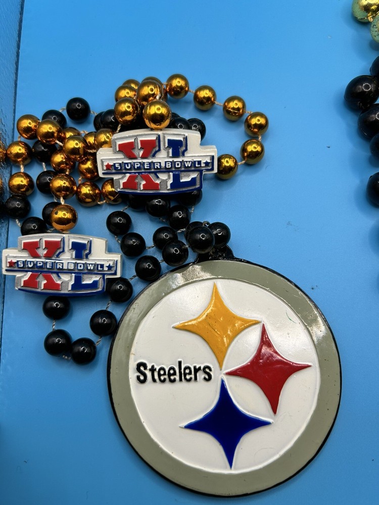 MARDI GRAS BEADS - PITTSBURGH THEMED