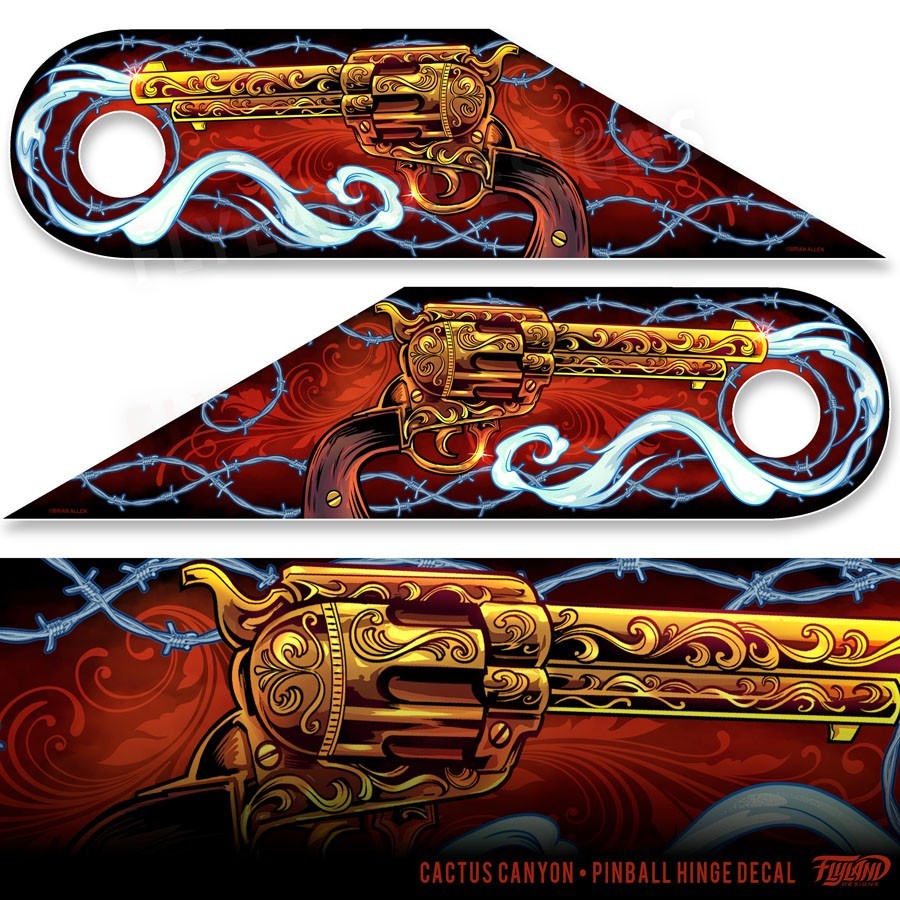 Cactus Canyon Hinge Decal Set