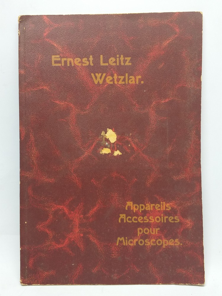 Rare Antique 1909 Catalog ERNST LEITZ WETZLAR Microscopes