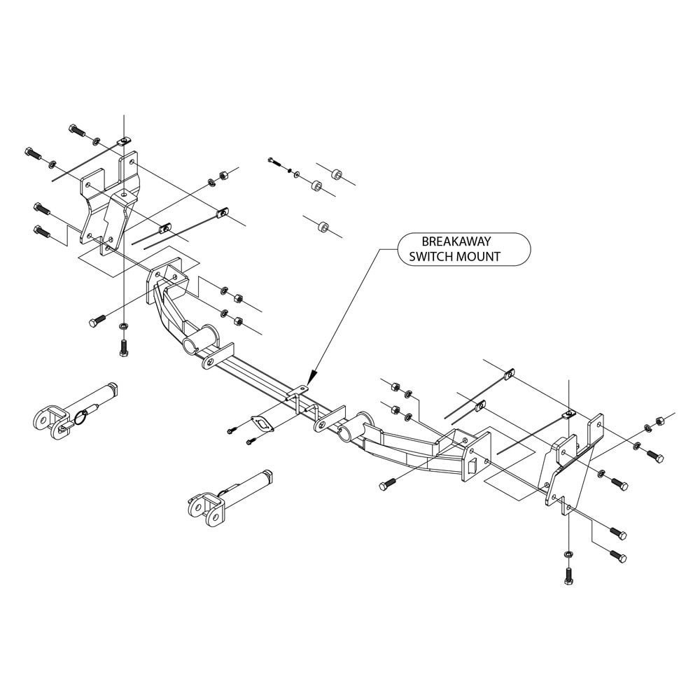 Roadmaster 524445-5 EZ5 Baseplate Bracket