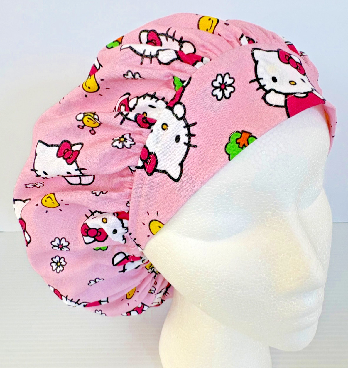 Hello Kitty Print Size Medium Medical Bouffant Scrub Cap Surgery Hat