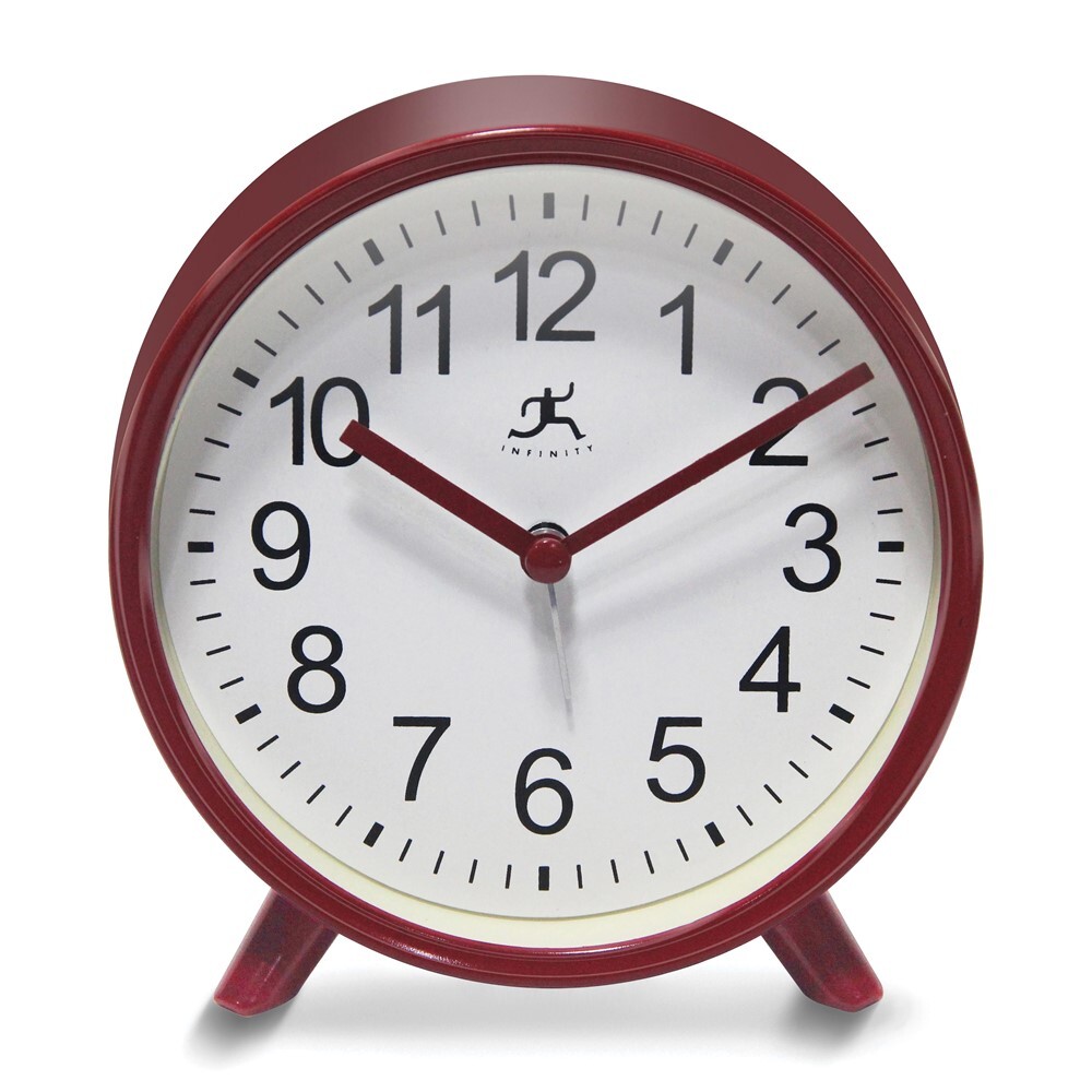 Red Tabletop Alarm Clock