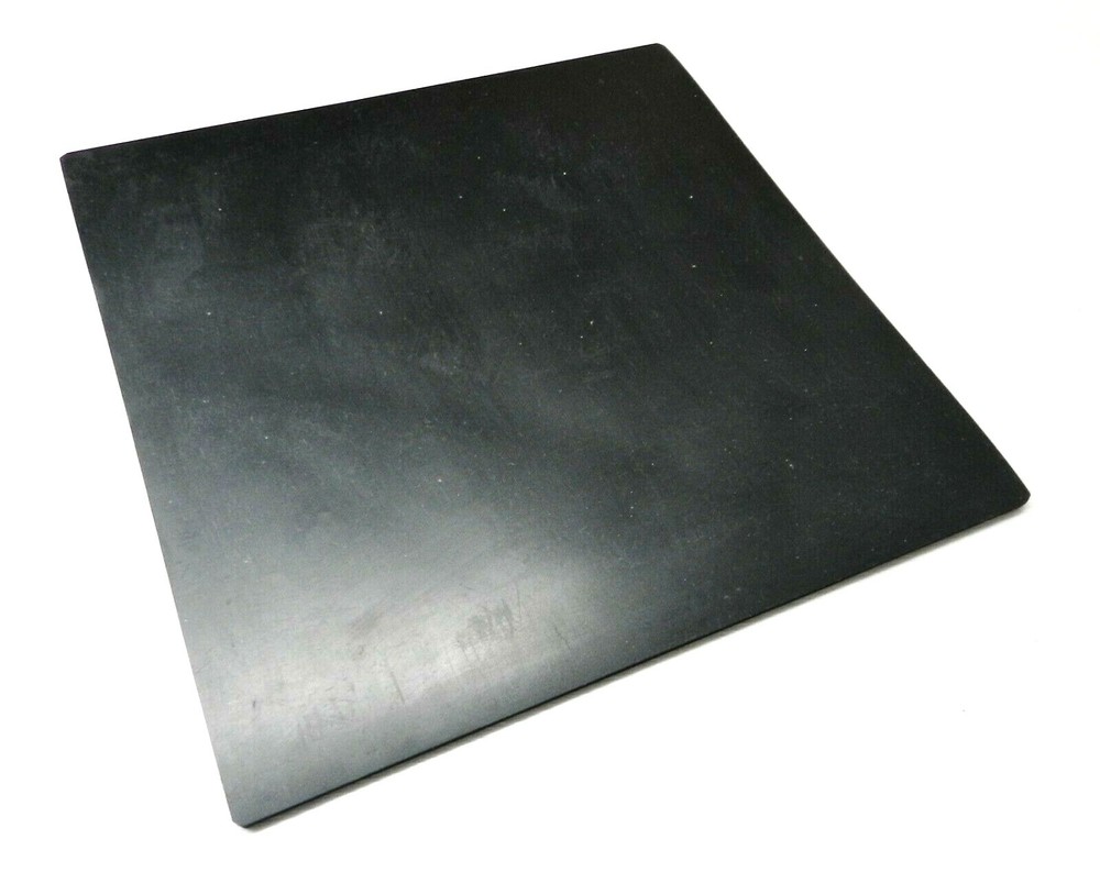 Bench Rubber Mat Solid Durable Rubber Surface Pad Work Block 12" x 12" x 1/4"