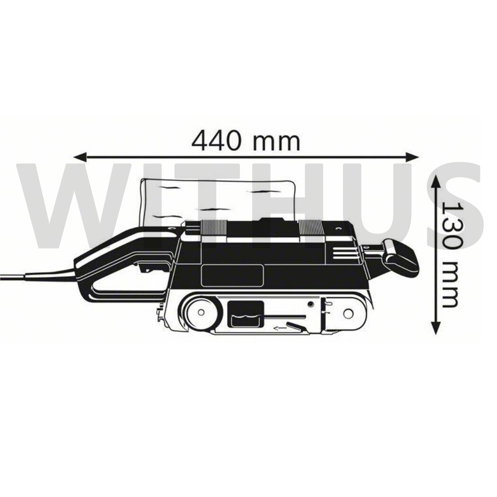 Bosch GBS 75 AE 75mm Belt Sander for Professional Woodworker AC 220V / 60Hz Only