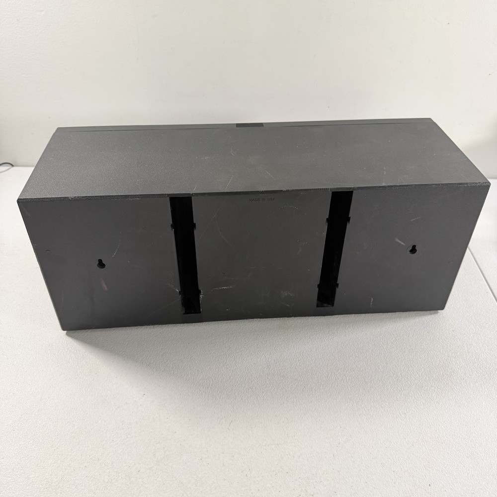 Laserline CD Storage 36 Compact Disc Case Holder Wall Mountable W/Drop Down Door