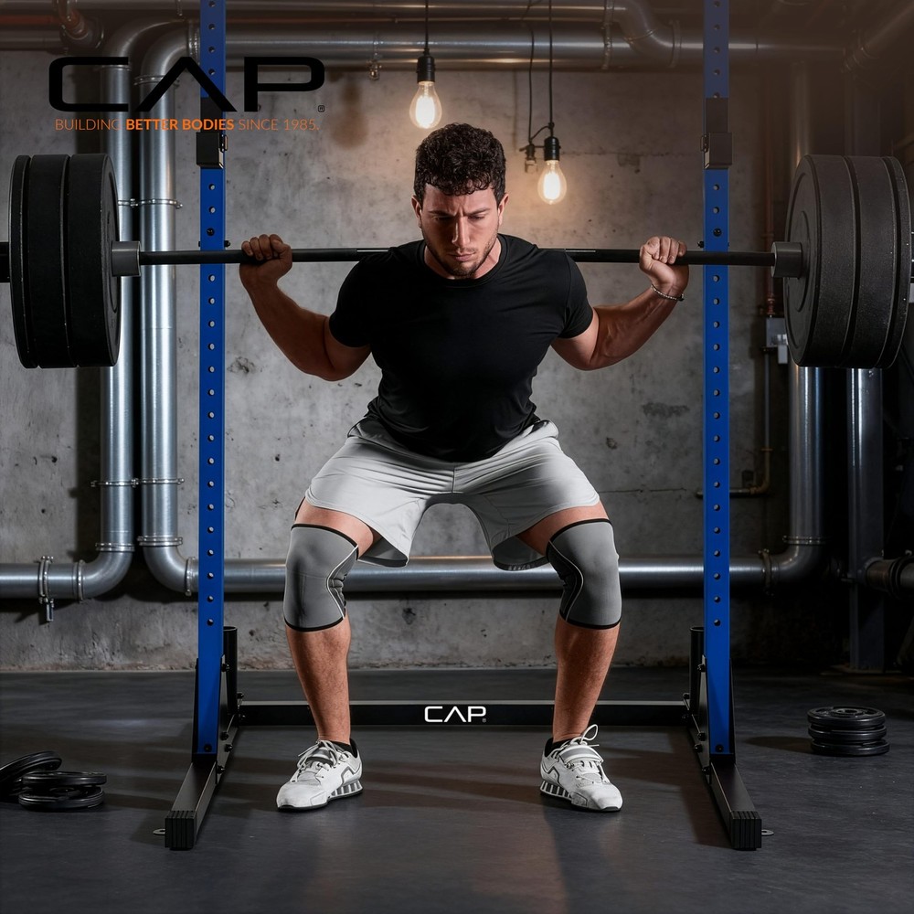 CAP Barbell Power Rack w/ Pull Up Bar & Attachments - Squat & Strength Training