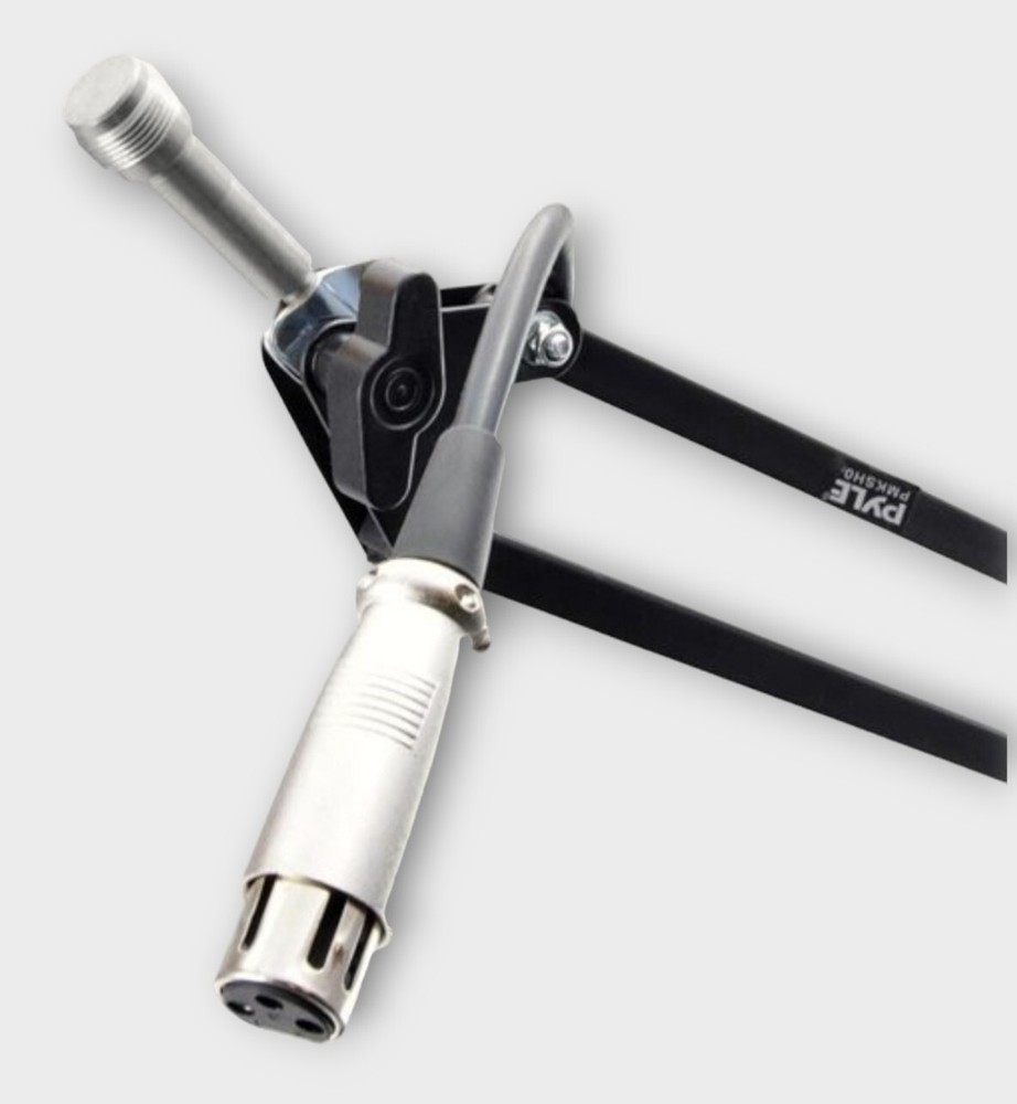 Pyle PMKSH01 Universal Table Clamp Boom Shock Microphone Mount