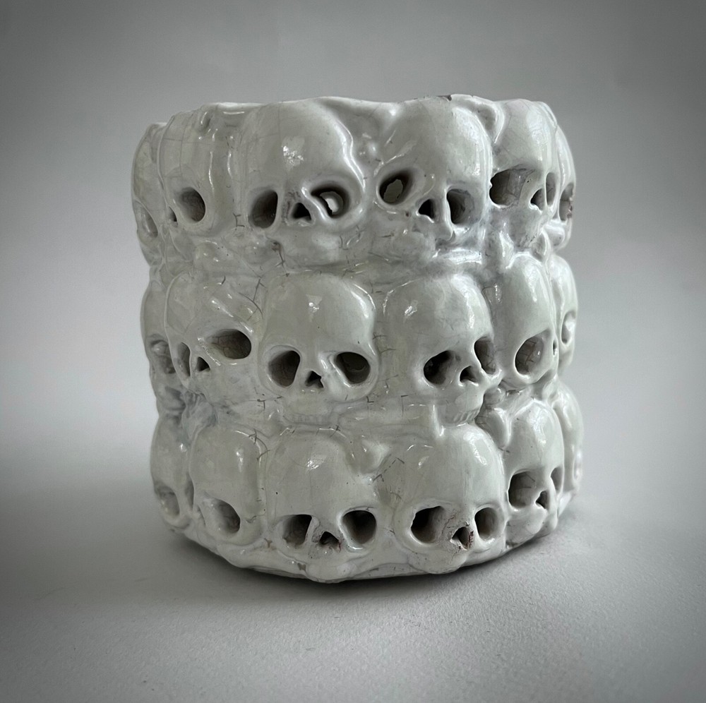 Skeletons Studio Pottery Vase