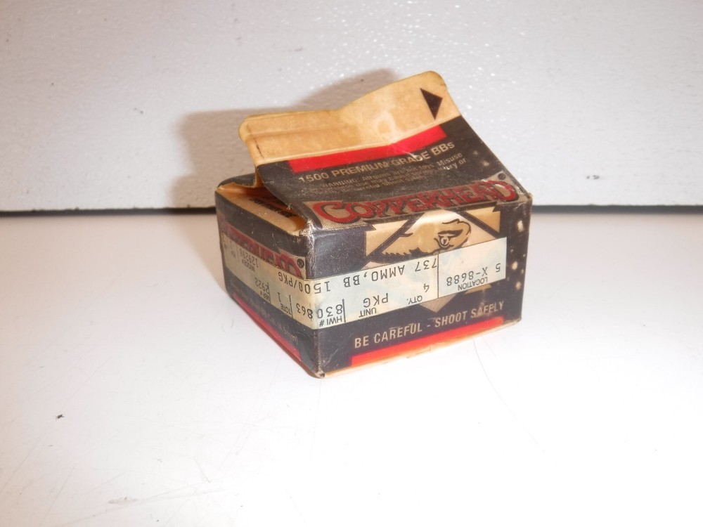 Cosman Copperhead 1500 Premium Grade BB's Half Full Box