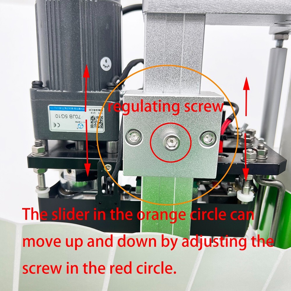 Automatic Round Bottle Labeling Machine Desktop Conveyor w/Code Printer 1.5-3.9"