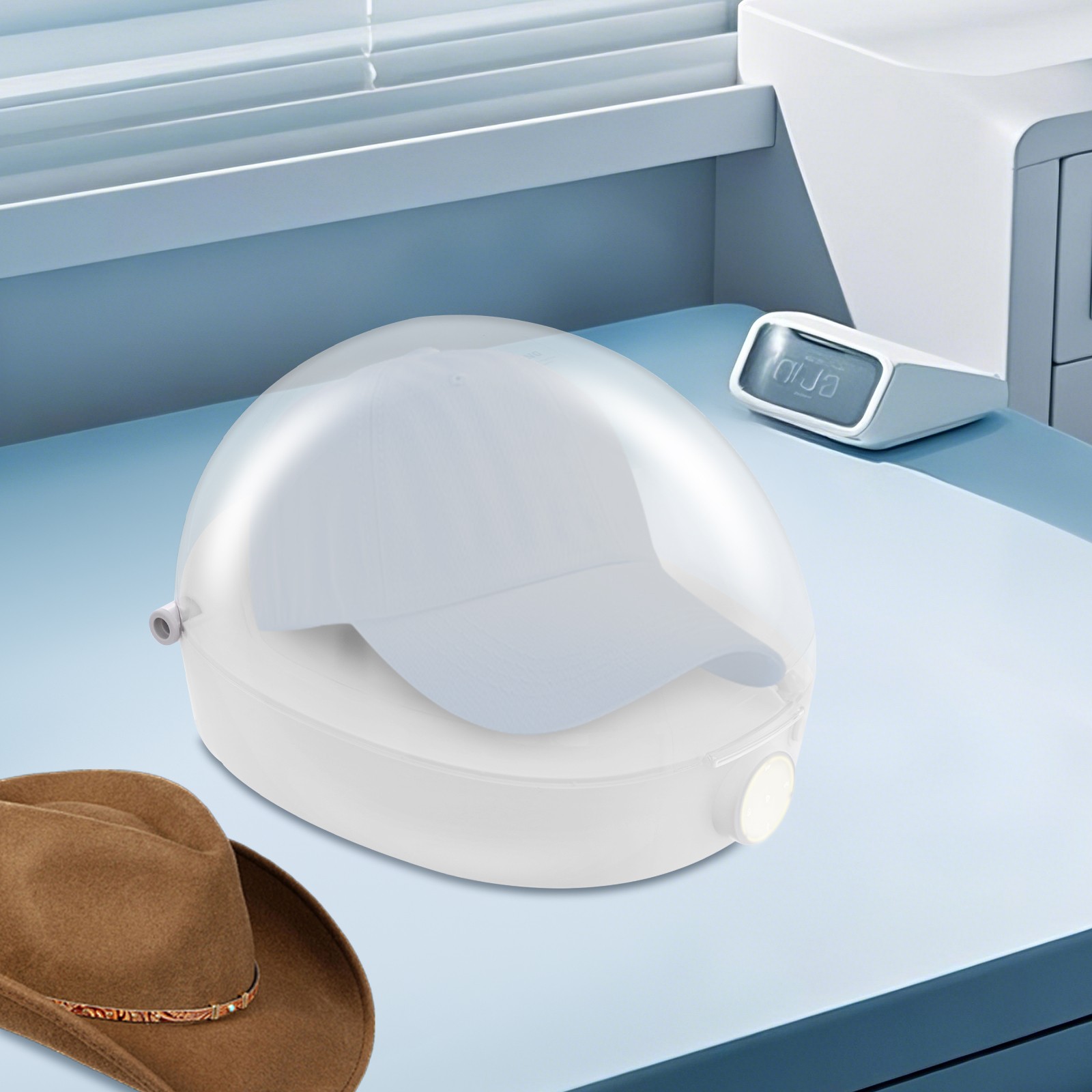 Cap Care Machine for Iron and Dry Restore Misshapen Hat/Cap Natural Shape 1000W