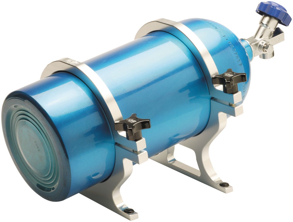 CVR Nitrous 10lb Bottle Brackets - Clear