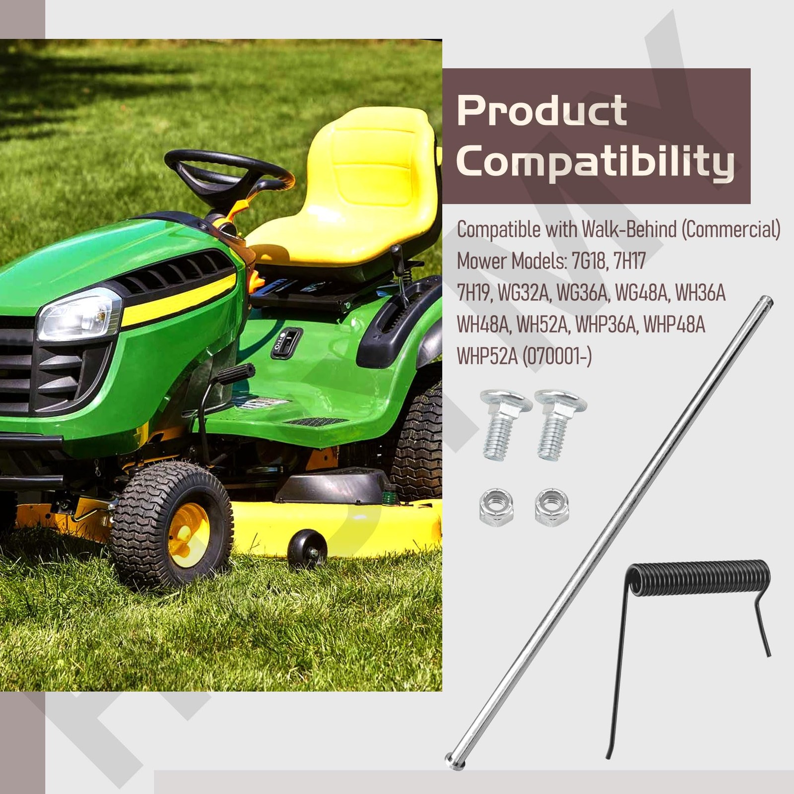 HTJYMY TCA16388 TCA16387 Discharge Chute Kit for JD X370, X380, X384, Black