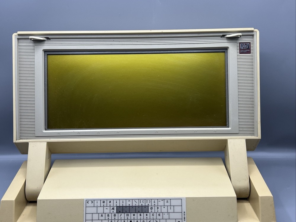 HP Portable Plus 45711E Computer +HP 9114 Floppy Drive & Think Jet 2225B Printer