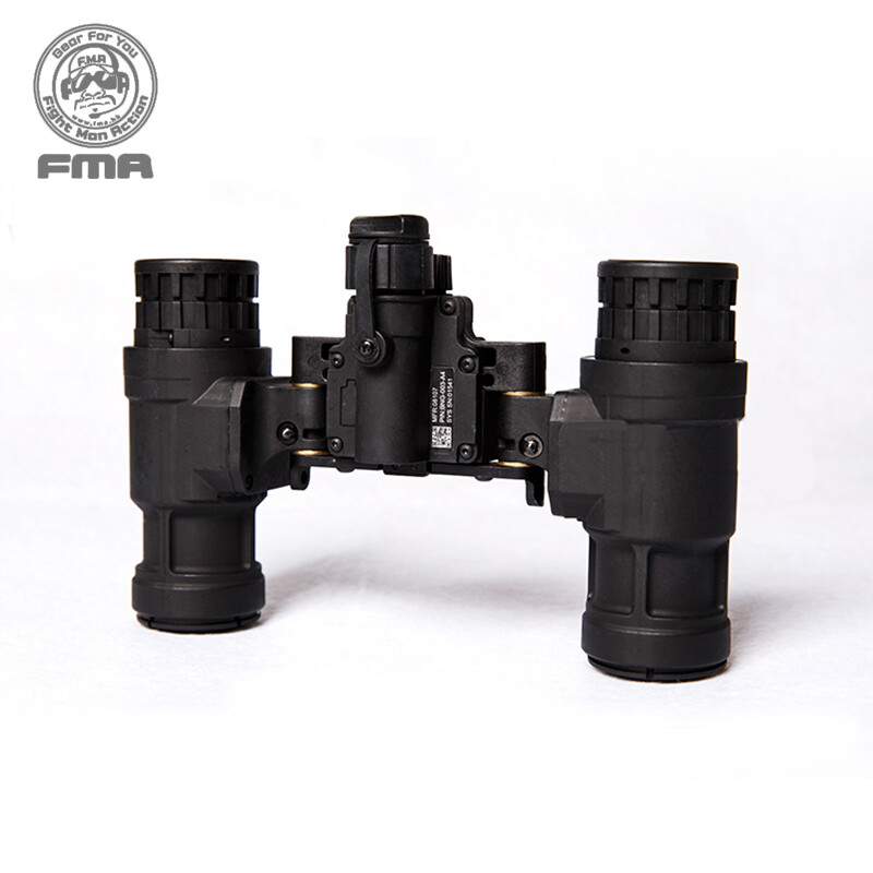 FMA Airsoft Binocular Helmet NVG PVS31 Dummy w/ Light Function Version B Army