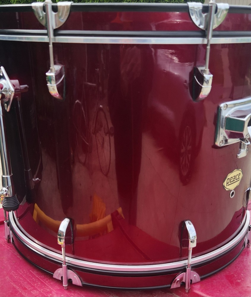 PEACE BASS DRUM/ RED WINE