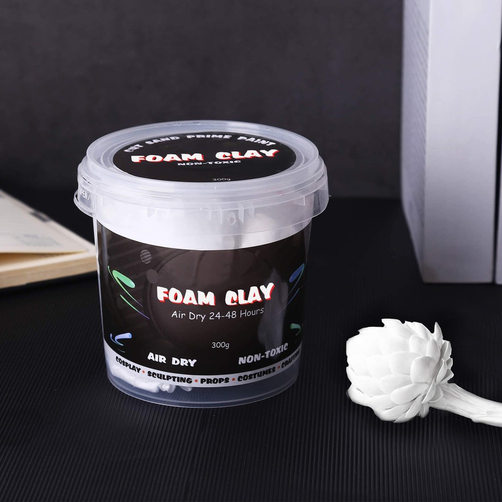 White Cosplay Clay, High Density, Rotary Tool Compatible