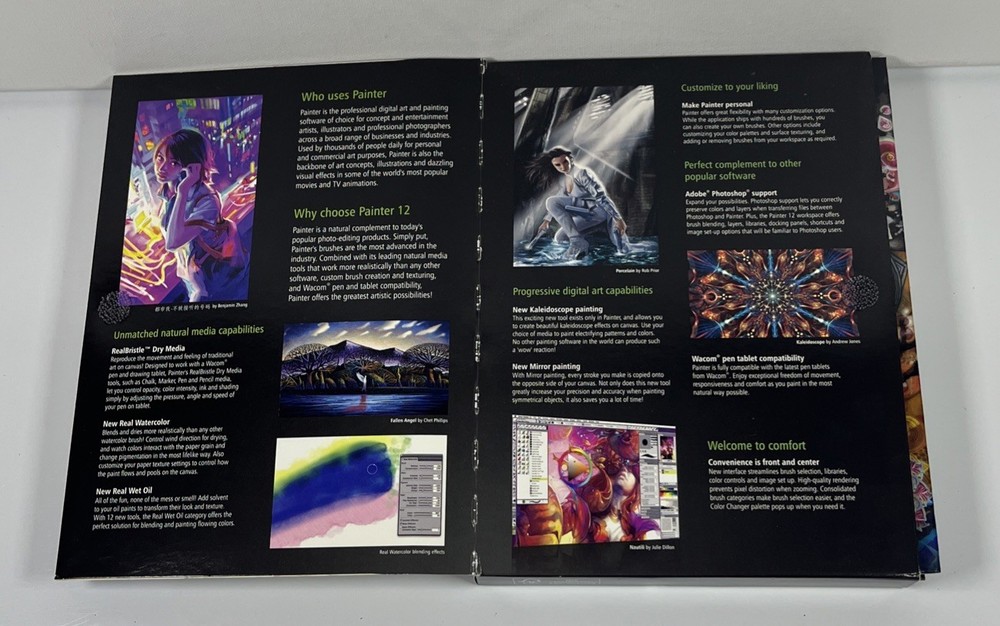 Corel Painter 12 UPGRADE Digital Art Software Windows MAC Getting Started Guide