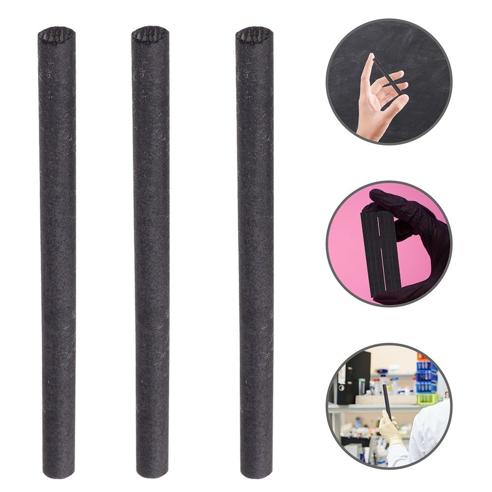 12Pcs Graphite Stirring Rod Diameter for Melting Crucible Use
