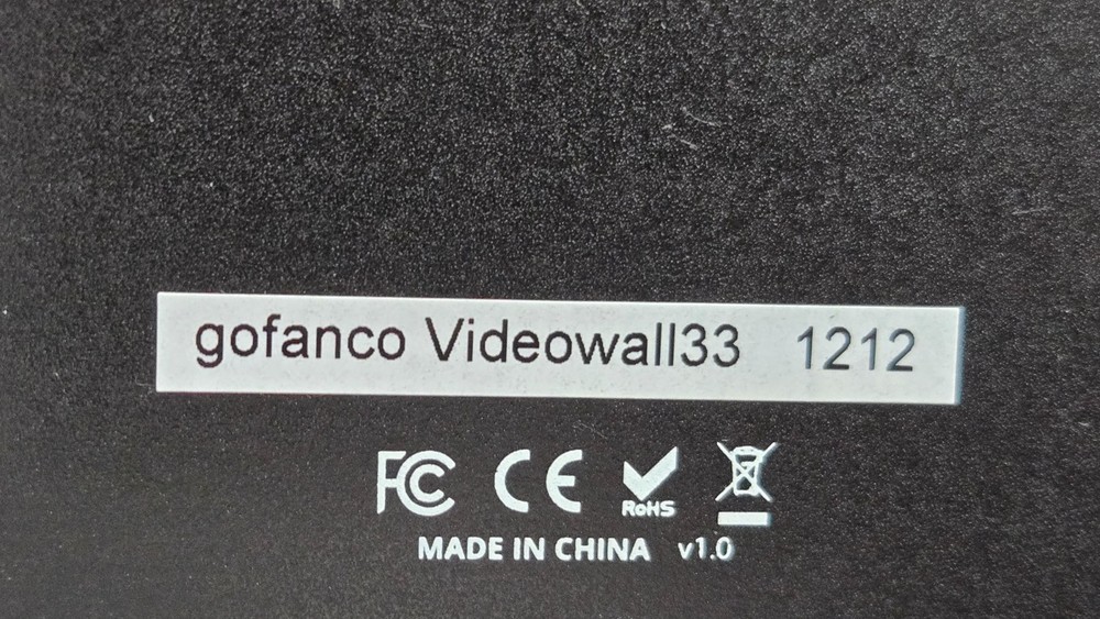 gofanco 3x3 4K Video Wall Controller Videowall33