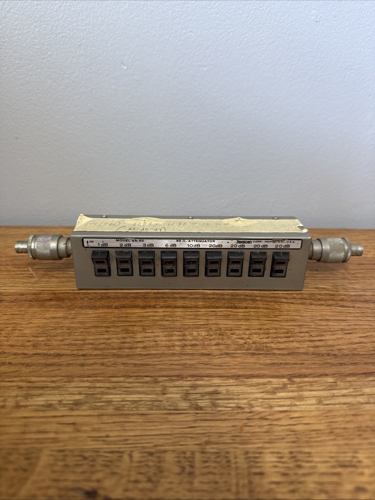Texscan Corp SA-50 Switchable Attenuator 50 Ohm Untested