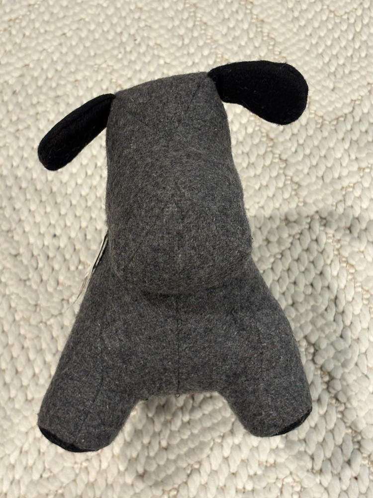 Grey Dog Door Stop