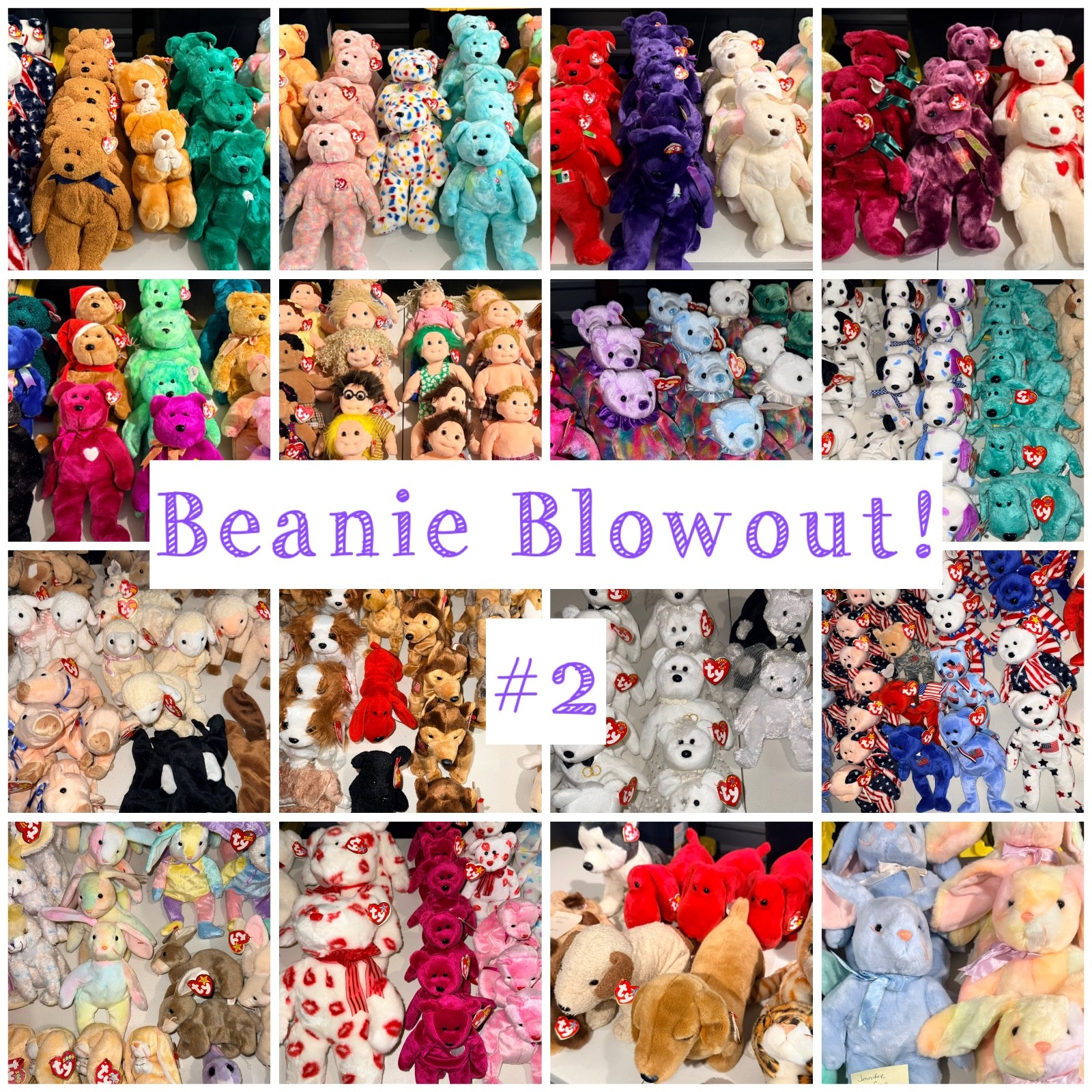 HUGE Ty Beanie Babies & Buddies SALE! 200+ to pick from! Flat Rate Shipping! #2