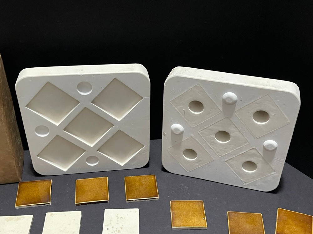 CHESS SET making kit - Ceramic tiles kit for making chess boards - Duncan Chess