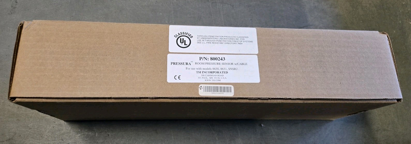 *New* TSI Pressura 800243 Room Pressure Sensor W/ Cable