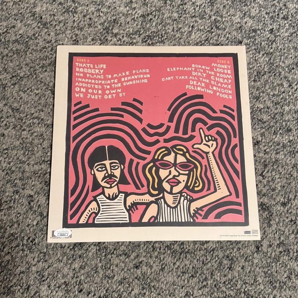 LIME CORDIALE SIGNED 14 STEPS TO A BETTER YOU VINYL RECORD + JSA COA