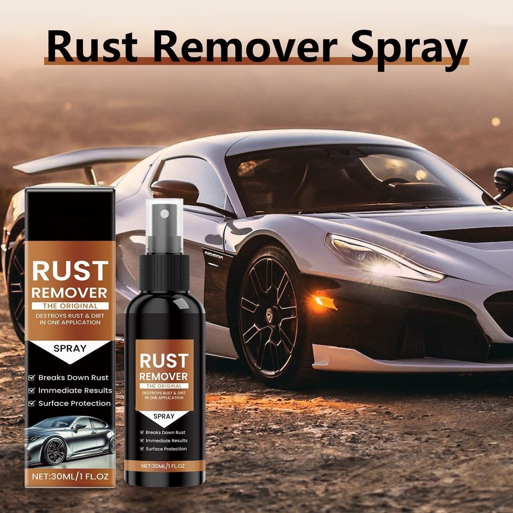 3 PCS Nexa Rust Remover Spray, 2025 Upgrade Rust Remover for Metal, Multi