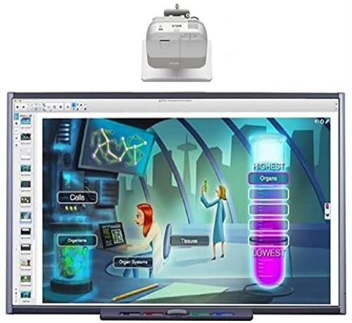 Interactive whiteboard with Projector Bundle for Classroom/Office Professionals