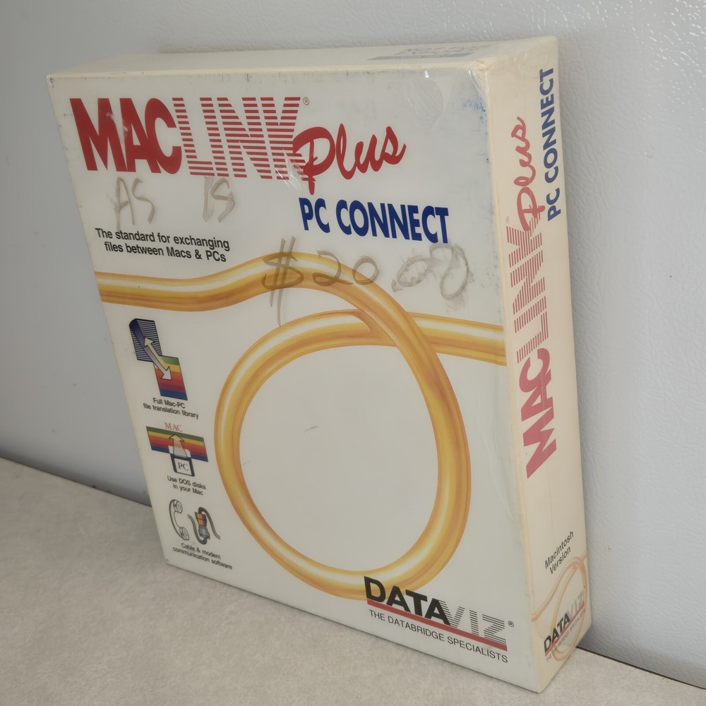 MacLink Plus PC by DataViz for Macintosh System 7 NEW & SEALED Data Viz