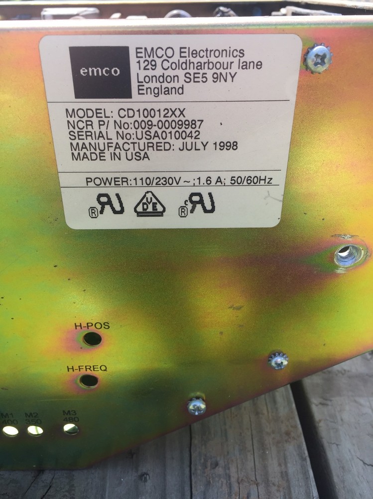 NCR ATM Display screen