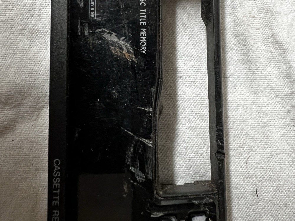 Alpine Tda-7563 Old School Cassette Deck Faceplate Only****