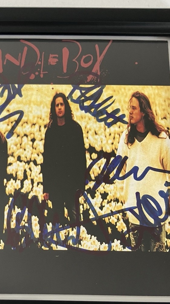 CANDLEBOX SIGNED/AUTOGRAPHED CD COVER FRAMED WITH COA