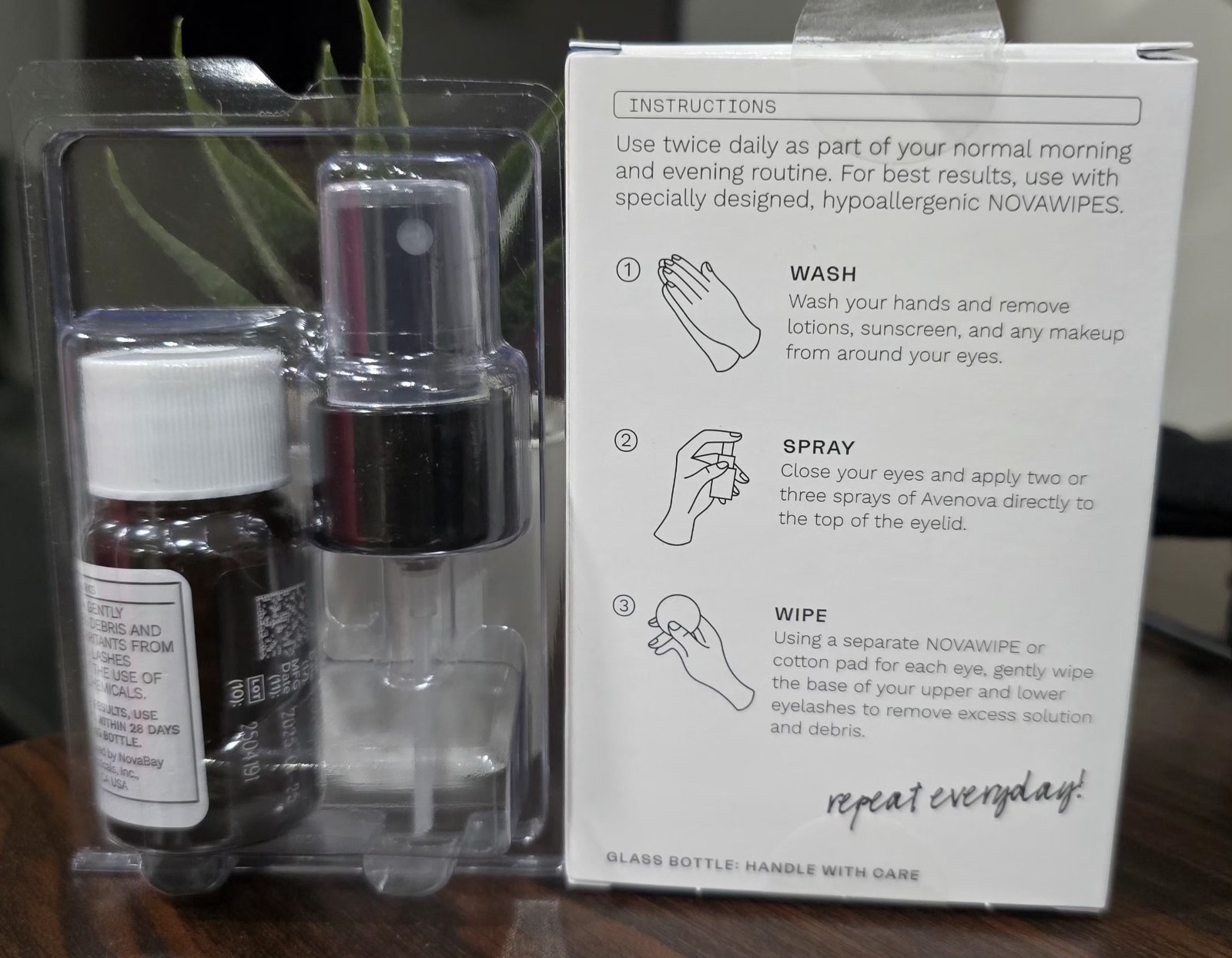 Avenova Lid & Lash Cleansing Spray 20ml pure hypochlorous free shipping..